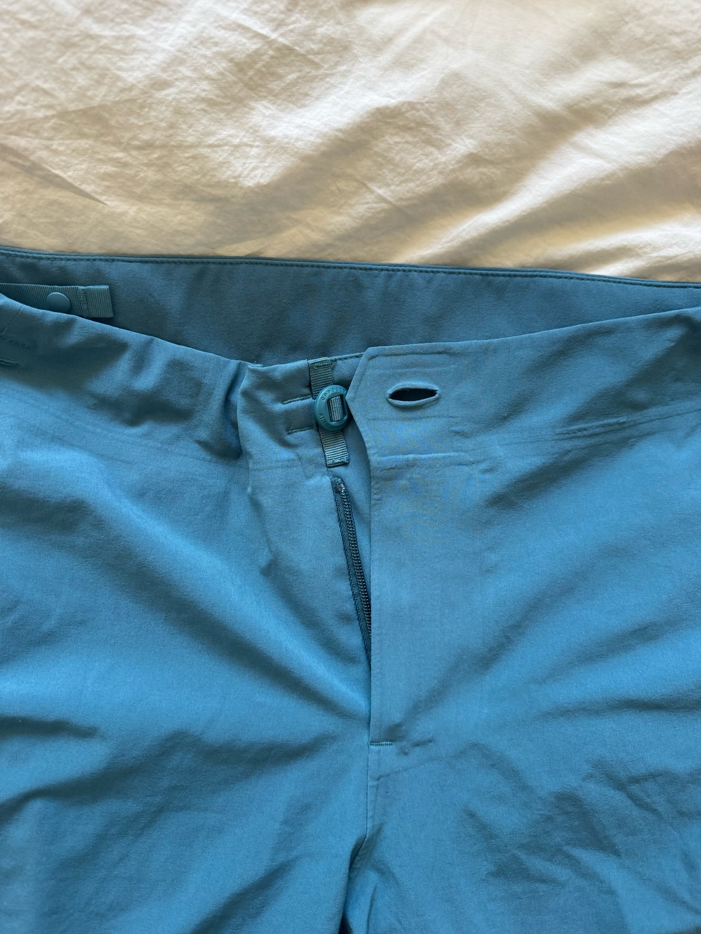 Patagonia Teal Blue Bike Shorts